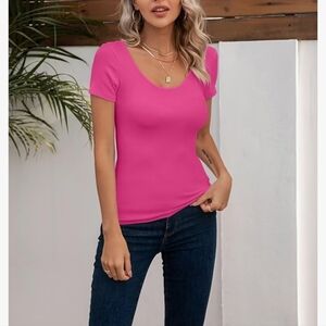 Amazon Pink Tee L